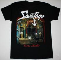 SAVATAGE Gutter BALLET BLACK Cotton Black T-shirt Unisex All Size Unisex T-Shirt L