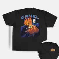 Retro automobilio Camel cigarečių marškinėliai Vintažiniai medvilniniai viršutiniai drabužiai T-shirt Trumpomis rankovėmis Laisvalaikio gatvės apranga Per dydį Moterims Vyrams Drabužiai Motosportas S įvairiaspalvis