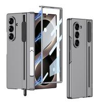 Skirta Samsung Galaxy Z Fold 8 Ultra dėklas Naujas šarvuotas stumiamasis rašiklis Kietas apsauginis dangtelis Galaxy Z Fold8 ultra korpusui Atsparus smūgiams buferis Galaxy Z Fold 8 Ultra pilka spalva