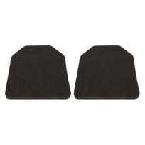 2Pcs Body Carrier Vest Shock Plate Lightweight Comfortable Shock Absorption Wargame Vest Inner Liner Foam Plate for Outdoor
