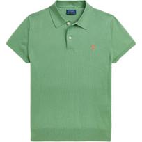 Polo Ralph Lauren Solid Color Small Pony Embroidered Pullover Short Sleeve Polo Shirt Women tops Light-Green WMPOSWENC020930-300 S