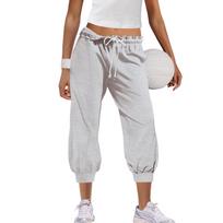 Womens Casual Wide Leg Trousers  Travel Vacation Outfits XXL juoda