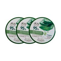 The Face Shop Fresh Jeju Aloe Soothing Gel 300ml × 3