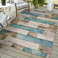 Black Wood Grain Printed Area Pad Soft Living Room Bedroom Kitchen Retro Blue and Brown Bedroom Floor Pad Retro Wood Grain Pad 40x60cm