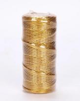 1.5mm 100M Gold Silver Macrame Cord Rope String for Sewing DIY Rope 100M Macrame Rope String for Sewing and Crafts Thread Twine