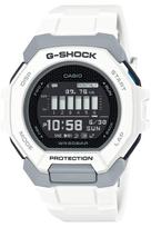 Casio Bluetooth Made with Environmentally Friendly White G-Shock G-SQUAD Watch, Materials, GBD-300-7JF, Men's,