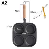 4-Hole Egg Frying Pan Nonstick Cookware Steak Pancake Pans Omelet Pan Frying Pot Suitable For Gas Stove Induction Cooker