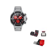 TISSOT T RACE MARC MARQUEZ Kvarcinis mechanizmas 100m atsparumas vandeniui Vyriški laikrodžiai Laikrodis 45mm Juodas ciferblatas T141.417.11.051.00 Silver Strap gray