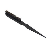 Pro Salon juodi plaukų šepečiai šukos Slim Line šukos šukavimui formavimo įrankiai „pasidaryk pats“ rinkinys profesionalios plastikinės kirpyklos šukos