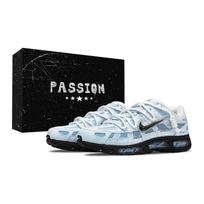 Nike P 6000 Mesh, Artificial Leather Abrasion Resistant Abrasion Resistant Low top Casual City Commuting Running Shoes CD6404-107(Team968--BOX) 41 gray