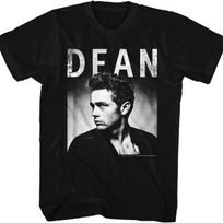 James Dean Actor Black & White Profile Image Dean Adult Short Sleeve T Shirts Vintage Style Graphic Tees S juoda