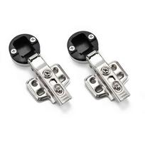 2PCS Useful Glass Door Hinge No Hole Cabinet  Hinge Clip Furniture Supplies Window Accessories Hardware Connector