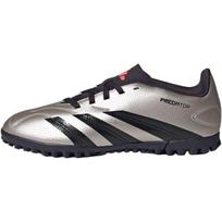 Adidas Predator Club Sports Comfortable Non-Slip Durable Low-Top Kids Soccer Shoes Kids Soccer Shoes Silver Black IF6420 37⅓ gray