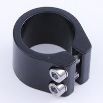 Seatpost Seatpost Clamp 31.8mm Black Double Layer Forged Alloy juoda
