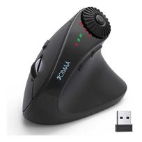 JOMAA Right Hand Wireless Vertical Mouse with Adjust Knob Bluetooth Ergonomics Mice for Computer Laptop Tablet Windows juoda