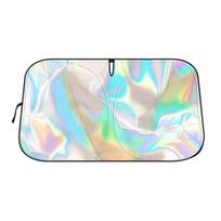 Car Windshield Sun Shade Easy Installation with Memory Steel Ring Window Cover Reflective Coating Keeps Vehicle Cool And Protects Interior Sunshade A