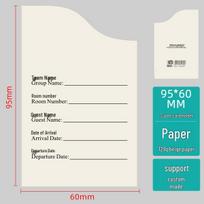 Custom Waterproof Hotel Room Card Holder – Durable, Wear-Resistant with Logo Personalization