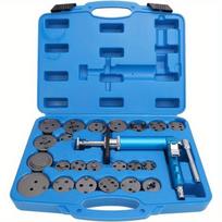 24PCS Pneumatic Brake Caliper Piston Wind Back Compression Spreading Tool Kit for Brake Pad Replacement, Heavy Duty Brake Piston mėlyna