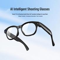 CY01AI Smart Glasses: 800W Dual Lens, HD Video, Stabilization, Dual Mics, Noise-Canceling, Bluetooth.