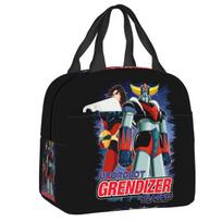Goldorak Grendizer Actarus Insulated Lunch Bag for Picnic UFO Robot Goldrake Leakproof Thermal Cooler Bento Box Women Children One Size
