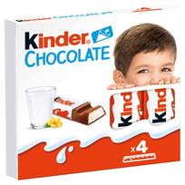 Kinder Šokoladinis pieninis šokoladukas su pieniniu įdaru 50 g (4 vnt)