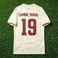 Ispanija Lamine Yamal Nr.19 Grafinis Marškinėlis Vyrams Moterims Vasaros 100% Medvilnės Drabužiai Per dydį Aukštos Kokybės Trumpomis Rankovėmis Viršutinė Dalis Streetwear M