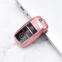 New TPU Car Key Case for Kia Ceed Rio Rio5 Sportage R K3 KX3 K4 K5 Ceed Sorento Cerato Optima 2015 2016 2017 Key Cover Keyshell rožinė