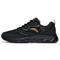 Anta Lightweight Shock Absorbing Non-Slip Wear-Resistant Breathable Low-Top Running Shoes Men Sneakers Black 912525514F-1 41