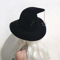Star Pendant Witch Hat Wizard Hat Witch Hat Makeup Stage Party Dress Up Party For Performance juoda