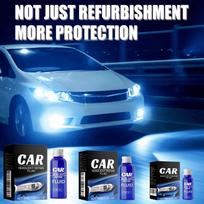 Headlight Cleaner Headlight Kit Liquid Cleaner Car Polish Headlight Cleaning Supplies Solution Kit With Sponge, 10/30/50ML One Size gray