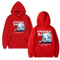Hot Sale Hannah Bahng The Misunderstood World Tour 2025 Double Sided Hoodies Unisex fashion Y2k pullover Men women Fleece Hoodie S