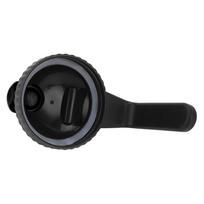 Wide Mouth Mason Jar Pour Spout Lid Leak Proof Mason Jar Flip Cap Lid with Handle Black juoda