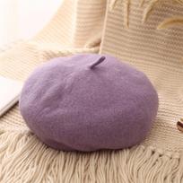 Autumn/Winter Retro Cashmere Children's Beret - Pumpkin Princess Hat for Girls and Parent-Child Matching Adult (head circumference 55-58CM)
