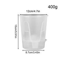Water Storage Flowerpot Transparent Bonsai Basin Plant Pot Butterfly Orchid Breathable Hydroponic Pot Self Absorbing Lazy Basin skaidri