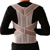 Alloy Rod Posture Corrector Neoprene Back Corset Corrector Spinal Support Strap Men and Women S sidabras