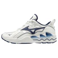 Mizuno Wave Rider 1 Vintage Textile, Synthetic Leather Slip Resistant, Abrasion Resistant, Breathable Low top D1GA192714 46