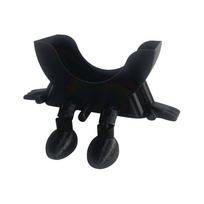 Smiling Face Dishwashing Sponge Holder, Storage Rack One Size juoda
