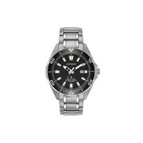 CITIZEN Promaster Kolekcija 200m Vandeniui Atsparus Kvarcinis Mechanizmas Maitinamas Šviesa Super Titano Apyrankė BN0200-56E Black Dial black