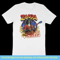 Rare Hot Frank Zappa Cheaper Than Cheep White S-5XL Shirt AA562 Unisex T-Shirt L