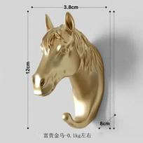 Multifunctional Decorative Hook Resin Animal Head Crafts Personalized Deer Elephant Wall Hanging Door Coat Hooks Home Tools