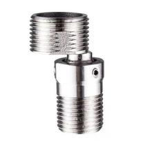 Stainless Steel Angled Curved Foot Angle Adjustment 360° Rotatable Shower Faucet Adapter Wall Mounted Connecting Accessories sidabras
