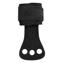 1Pair Gymnastics Grips Gym Pull-Up Grip Strap Lifting Strap Palm Protection Wristbands Cowhide Gloves Sports Gloves juoda