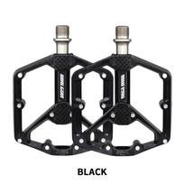 WALGUN Ultralight BIKING Bicycle Pedal 3 Bearings Sealed MTB Mountain Road Bike Widened Pedals Anti-slip Aluminum Alloy Pedal juoda