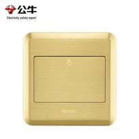 Bull GD8 Series 10-Hole Gold Metal Floor Socket