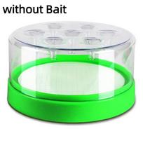 Practical 7 Holes Automatic Fly Trap Safe Reusable Mosquito Killler Non-Toxic Multifunctional Pest Trap Device Home žalia