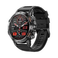 K52 Išmanusis laikrodis Lauke IPS HD Ekranas Bluetooth Skambutis Širdies Ritmo Monitorius Vandeniui Atsparus Ilgas Budėjimo Laikas Fitneso Sekiklis Sveikatos Monitorius juoda