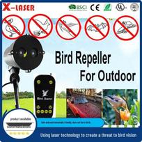 Išmanus lazerinis paukščių atbaidymo šviestuvas ūkiui, pastotei, sandėliui ir kt. - Efektyvus paukščių gąsdinimo sprendimas X-44P Laser Bird Repeller Light US Standard