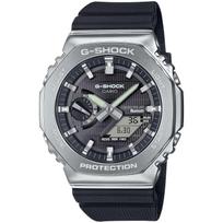 Casio wristwatch G-Shock domestic genuine product metal-covered Bluetooth equipped Tough Solar made biomass plastic GBM-2100-1AJF mens black