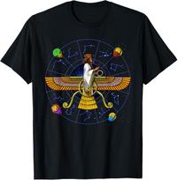 NEW Anunnaki Gods Ancient Sumerian Al!ens Design Best Gift unisex T-Shirt S-5XL S įvairiaspalvis