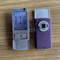 Atnaujintas Nokia N95 serijos atrakintas originalus WIFI 5MP MP4 JAVA 2.6'' GPS 3G mobilusis telefonas violetinė